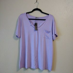 Purple Lavender Doublju tee XL NWT